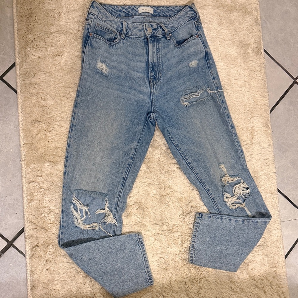PacSun Light Blue Distressed Boyfriend Jeans